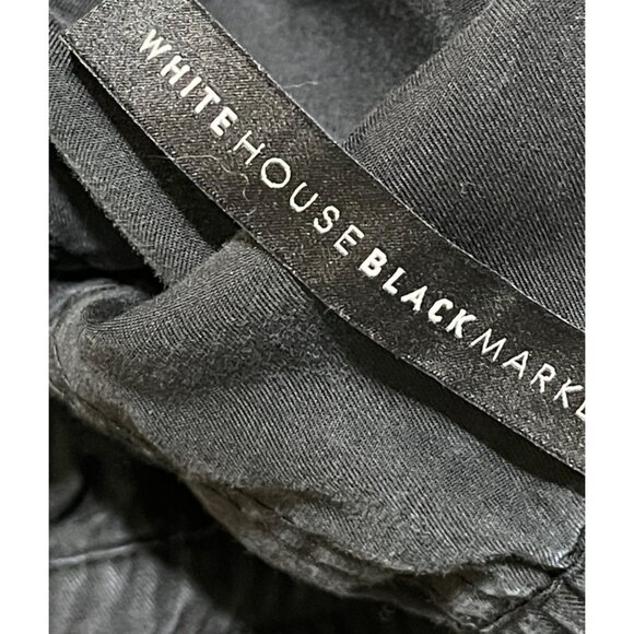 WHBM The Jogger Pants Black 8L Long Elastic Washed Black - Picture 5 of 7